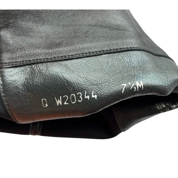 Stuart Weitzman Black Leather Stretch Over‎ The Knee Boots 7.5M